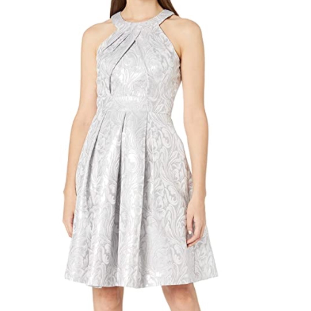 Eliza J Women's Halter Midi-Length Party Dress